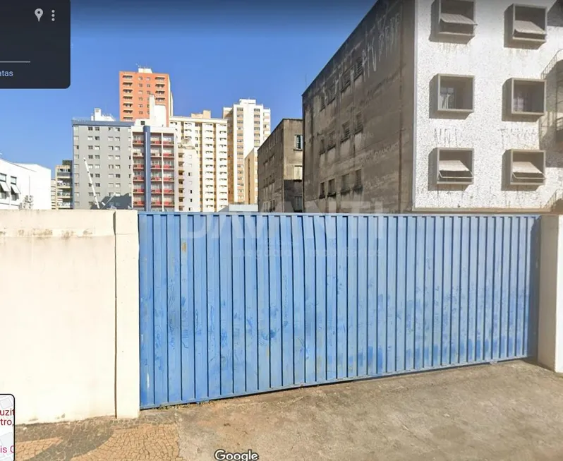 Foto 1 de Lote/Terreno para venda ou aluguel, 1018m² em Centro, Campinas