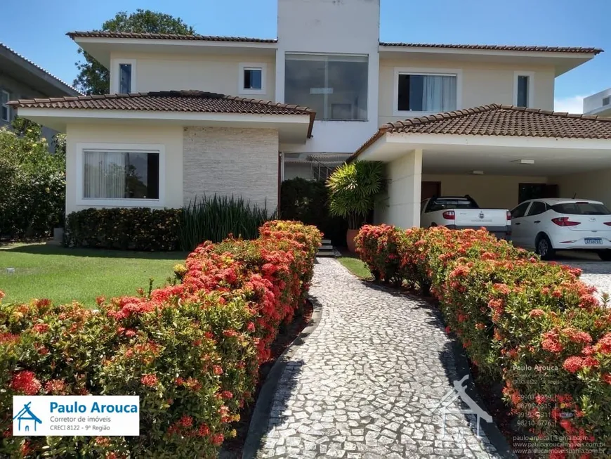 Foto 1 de Casa de Condomínio com 5 Quartos à venda, 280m² em Catu de Abrantes, Camaçari