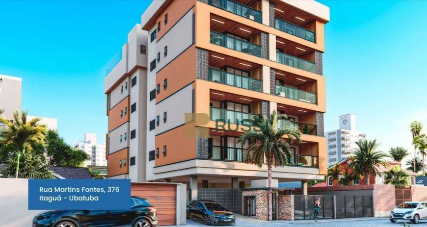 Foto 1 de Apartamento com 2 Quartos à venda, 74m² em Itaguá, Ubatuba