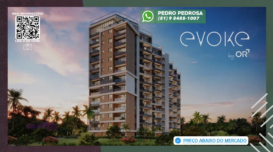 Foto 1 de Apartamento com 2 Quartos à venda, 60m² em Praia do Paiva, Cabo de Santo Agostinho