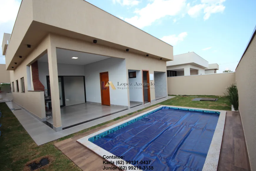 Foto 1 de Casa de Condomínio com 3 Quartos à venda, 200m² em Condominio Terras Alpha Anapolis, Anápolis