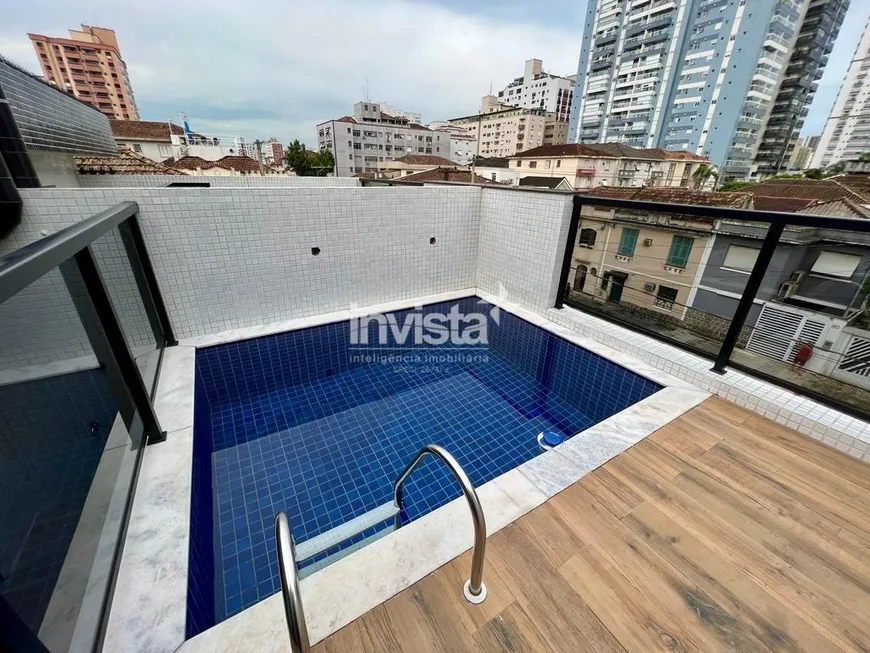 Foto 1 de Casa com 3 Quartos à venda, 111m² em Embaré, Santos