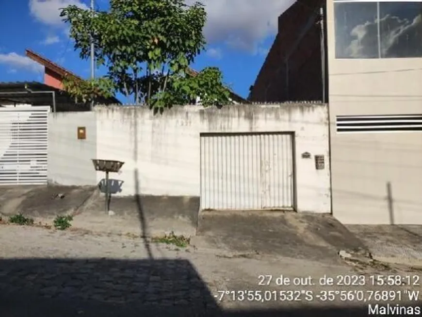 Foto 1 de Casa com 2 Quartos à venda, 59m² em Serrotão , Campina Grande