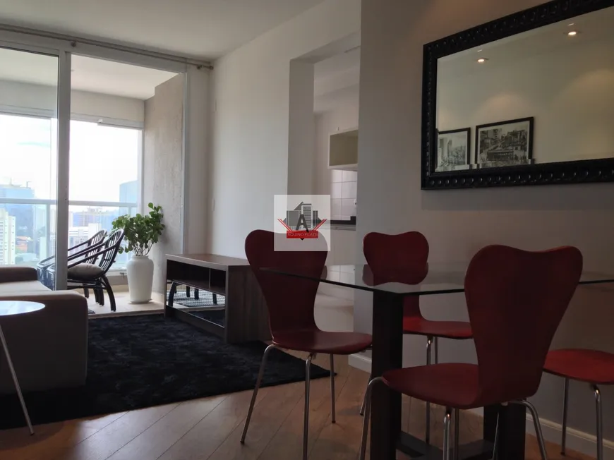 Foto 1 de Apartamento com 1 Quarto para alugar, 48m² em Brooklin, São Paulo