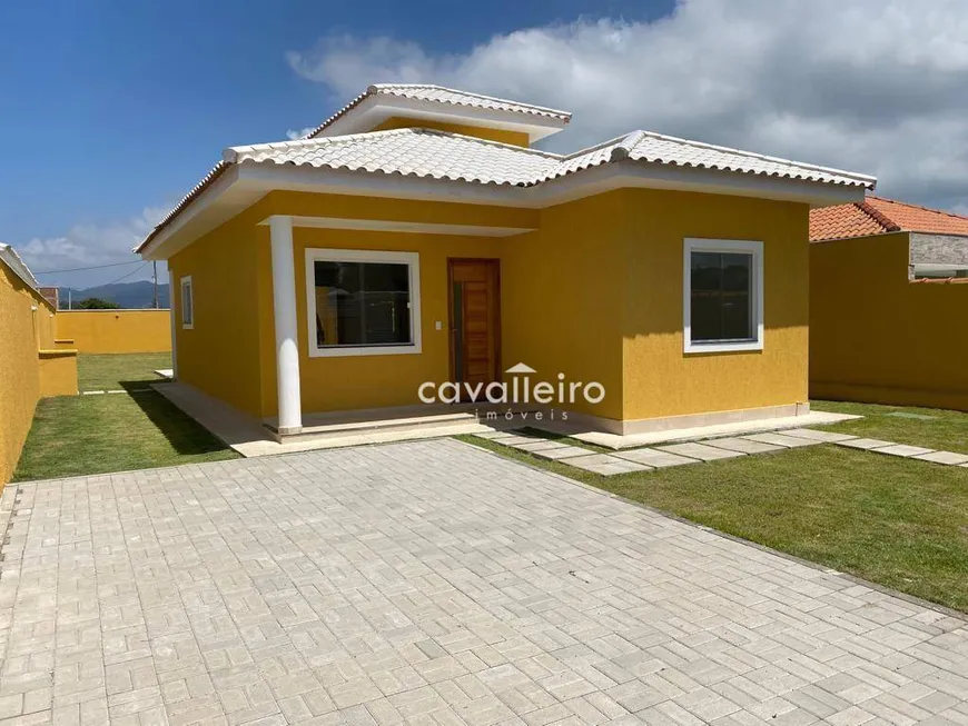 Foto 1 de Casa com 3 Quartos à venda, 100m² em Jardim Atlântico Central, Maricá