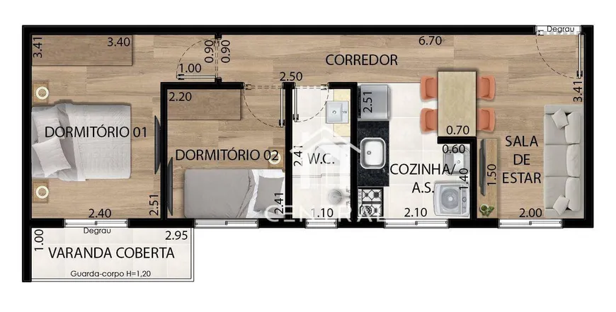 Foto 1 de Apartamento com 2 Quartos à venda, 42m² em Tucuruvi, São Paulo