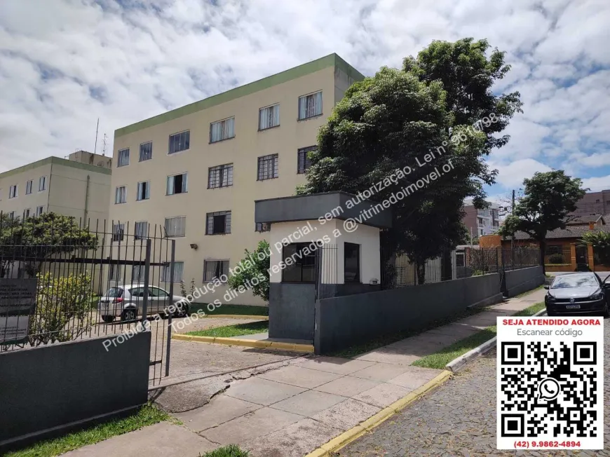 Foto 1 de Apartamento com 3 Quartos à venda, 52m² em Órfãs, Ponta Grossa