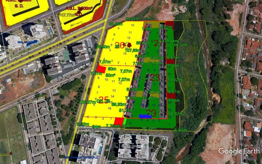 Foto 1 de Lote/Terreno à venda, 27462m² em Vila Alpes, Goiânia