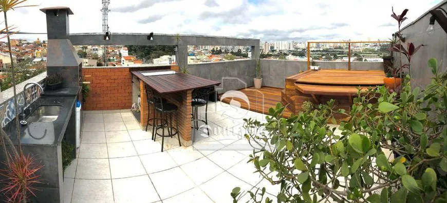 Foto 1 de Cobertura com 2 Quartos à venda, 140m² em Vila Metalurgica, Santo André