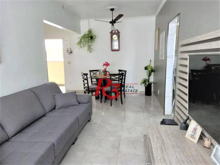 Foto 1 de Apartamento com 2 Quartos à venda, 76m² em Estuario, Santos