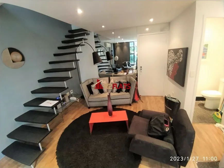 Foto 1 de Apartamento com 1 Quarto para alugar, 70m² em Itaim Bibi, São Paulo