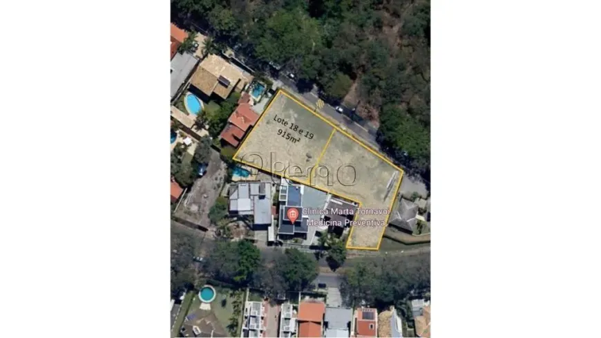 Foto 1 de Lote/Terreno à venda, 915m² em Bairro das Palmeiras, Campinas