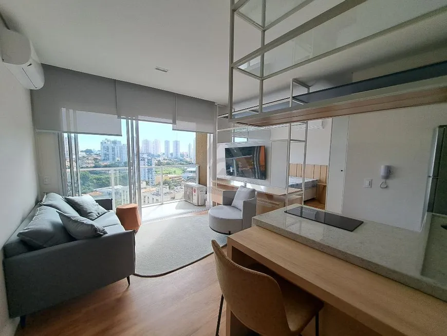 Foto 1 de Apartamento com 1 Quarto para alugar, 38m² em Cambuí, Campinas