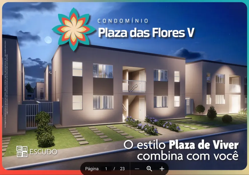 Foto 1 de Apartamento com 2 Quartos à venda, 46m² em Pindaí, Paço do Lumiar