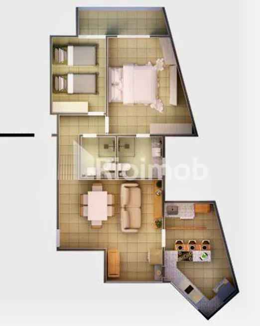 Foto 1 de Apartamento com 2 Quartos à venda, 70m² em Curicica, Rio de Janeiro