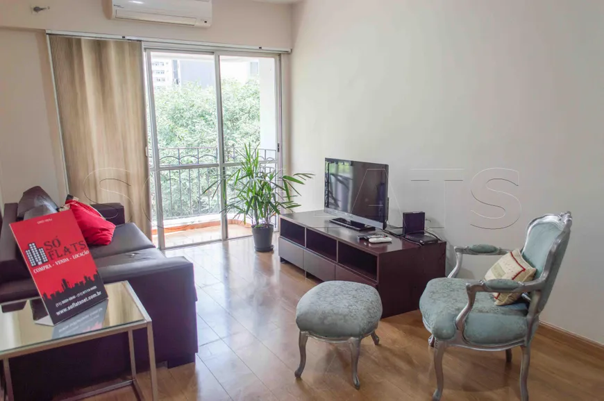 Foto 1 de Flat com 1 Quarto à venda, 43m² em Jardins, São Paulo