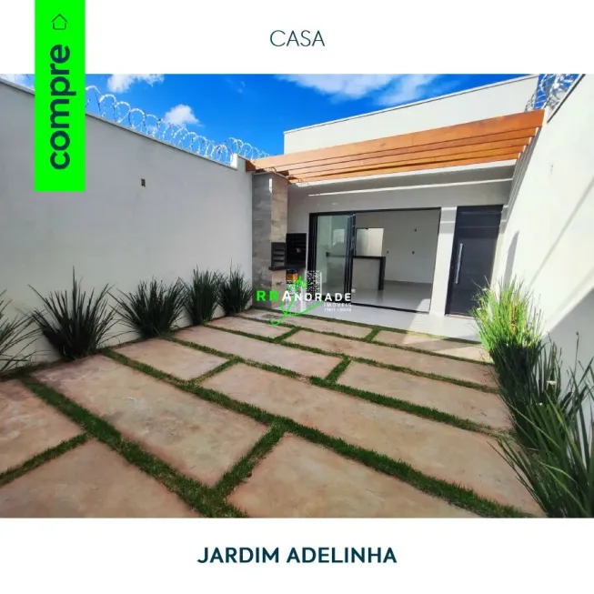 Foto 1 de Casa com 2 Quartos à venda, 60m² em Jardim Adelinha, Franca