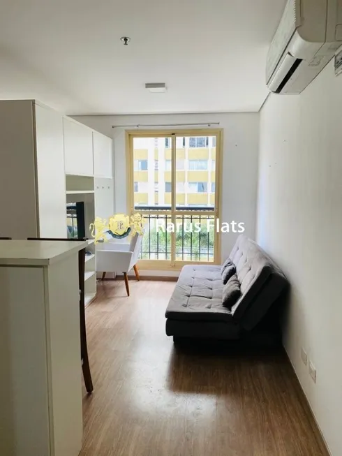 Foto 1 de Flat com 1 Quarto para alugar, 27m² em Jardins, São Paulo