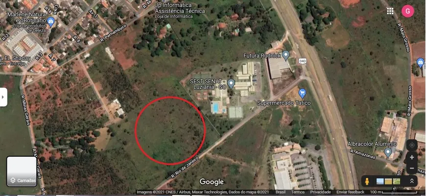 Foto 1 de Lote/Terreno à venda, 50000m² em Vera Cruz, Luziânia