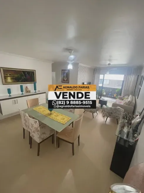 Foto 1 de Apartamento com 3 Quartos à venda, 107m² em Jatiúca, Maceió