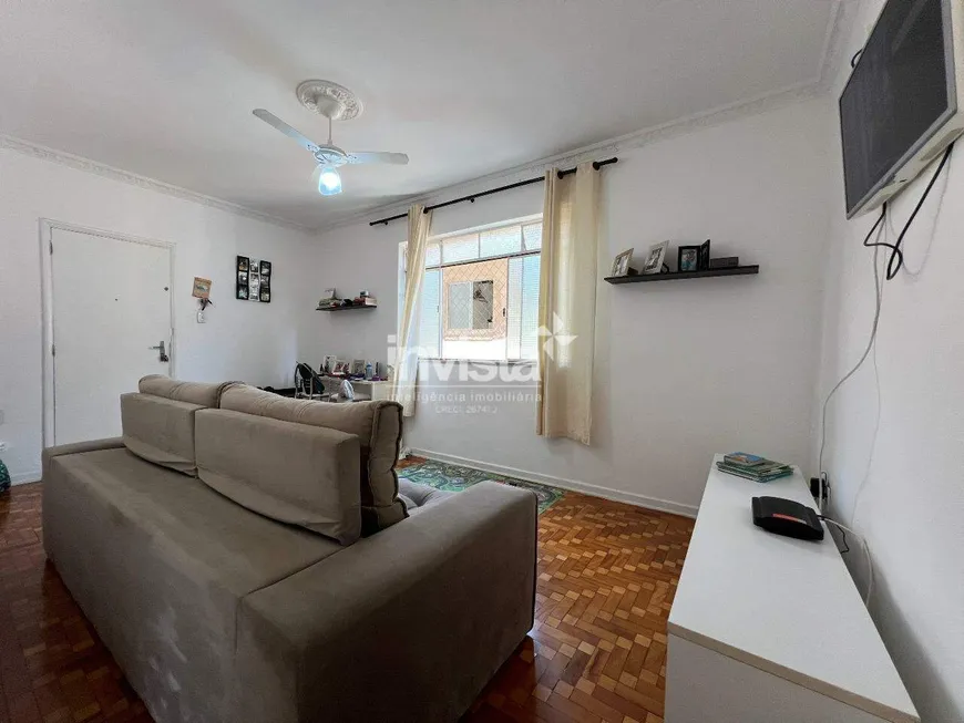 Foto 1 de Apartamento com 3 Quartos à venda, 67m² em Embaré, Santos