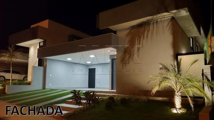 Foto 1 de Casa de Condomínio com 3 Quartos à venda, 250m² em Vila Santista, Bauru