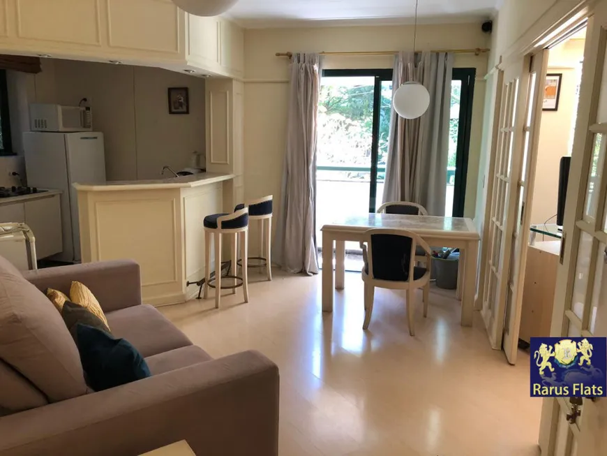 Foto 1 de Flat com 1 Quarto para alugar, 40m² em Itaim Bibi, São Paulo