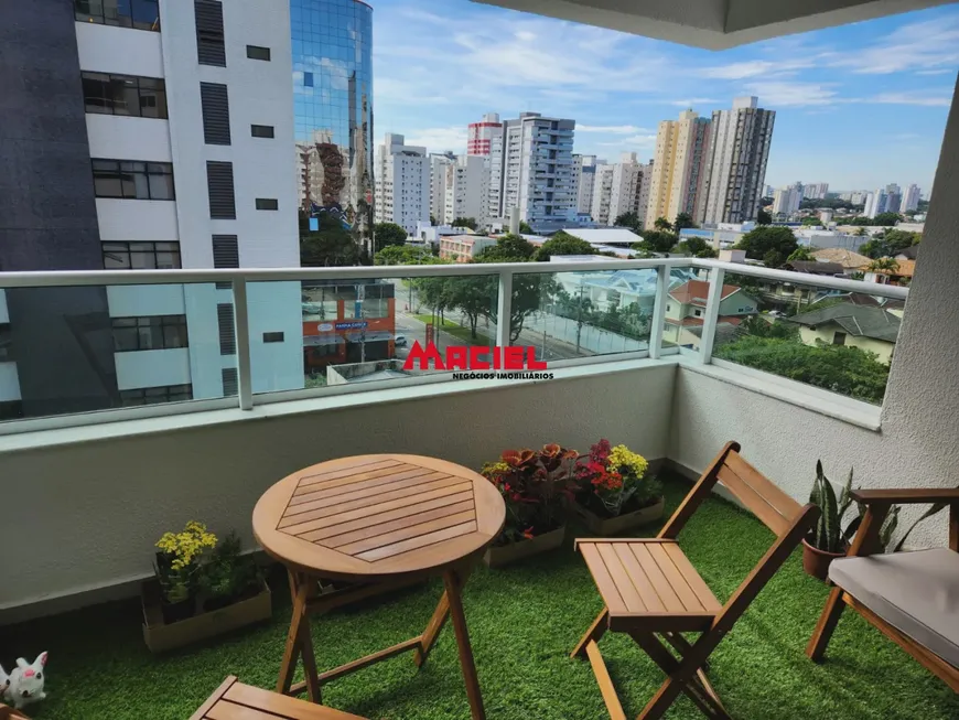 Foto 1 de Apartamento com 1 Quarto para alugar, 52m² em Parque Residencial Aquarius, São José dos Campos