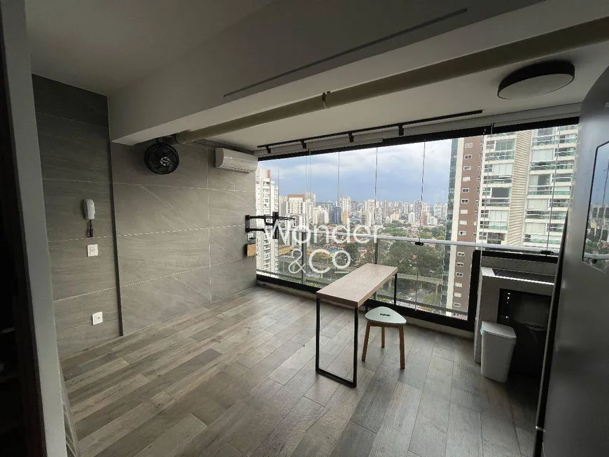 Foto 1 de Apartamento com 1 Quarto para venda ou aluguel, 42m² em Brooklin, São Paulo