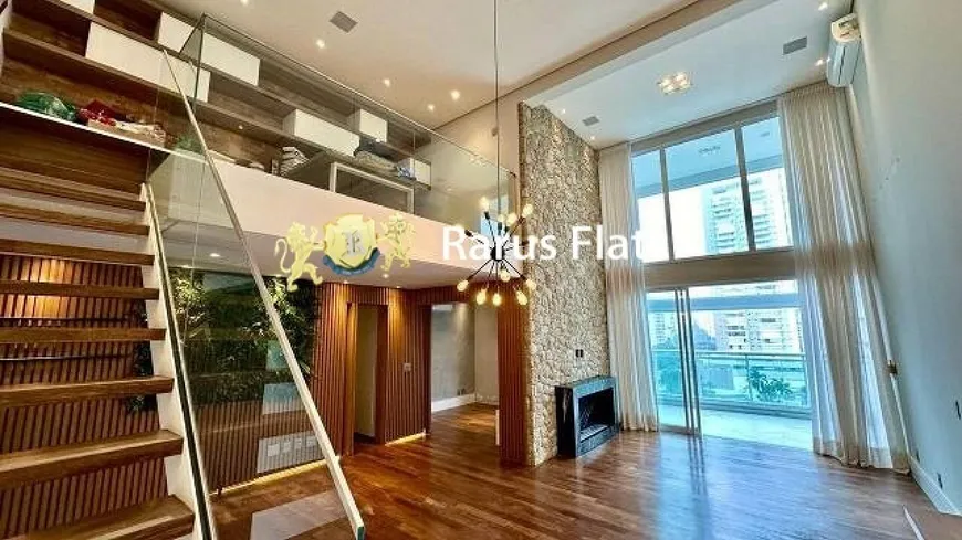 Foto 1 de Flat com 3 Quartos para alugar, 190m² em Brooklin, São Paulo