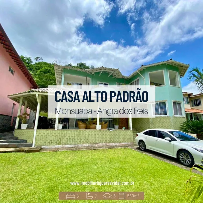 Foto 1 de Casa com 5 Quartos à venda, 550m² em Monsuaba, Angra dos Reis