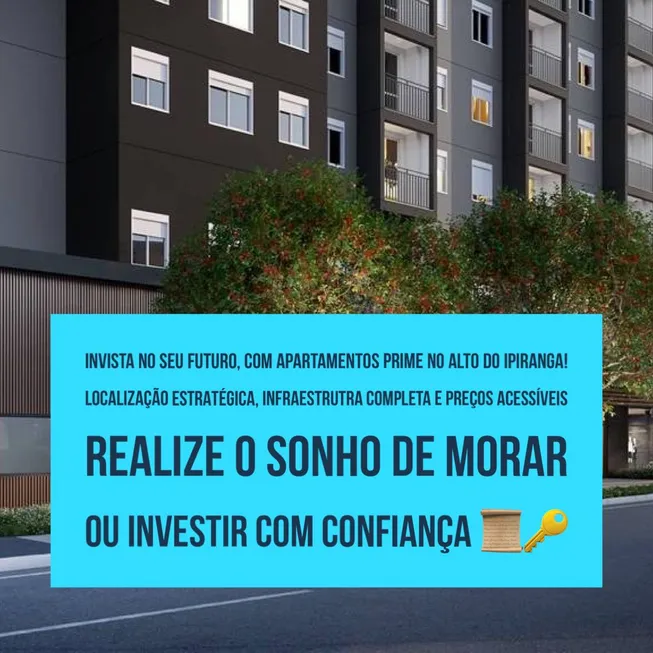 Foto 1 de Apartamento com 2 Quartos à venda, 35m² em Ipiranga, São Paulo