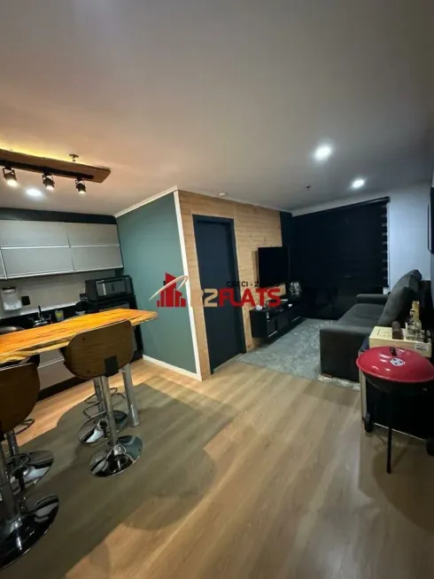 Foto 1 de Flat com 1 Quarto para alugar, 37m² em Moema, São Paulo