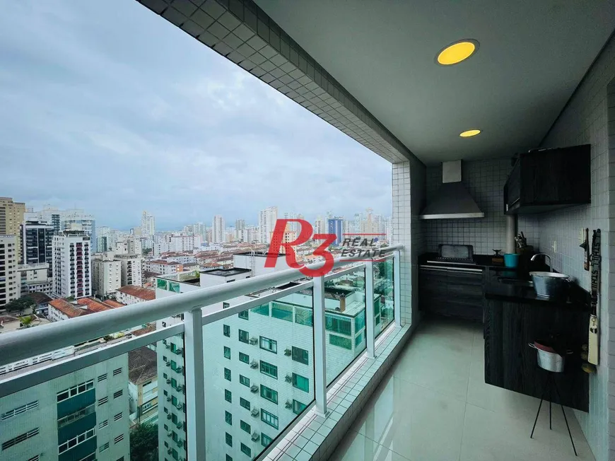 Foto 1 de Apartamento com 3 Quartos à venda, 153m² em Embaré, Santos