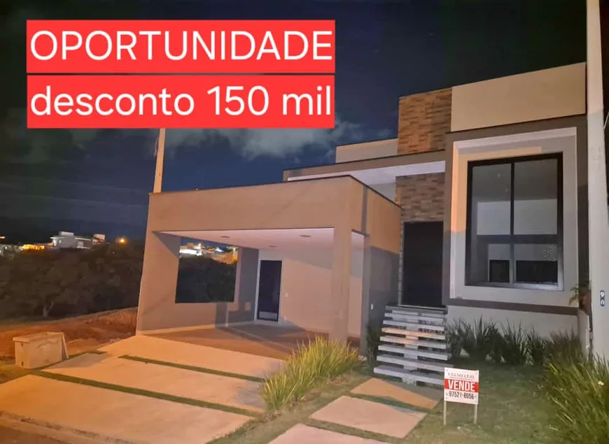 Foto 1 de Casa de Condomínio com 3 Quartos à venda, 160m² em Residencial Phytus, Itupeva