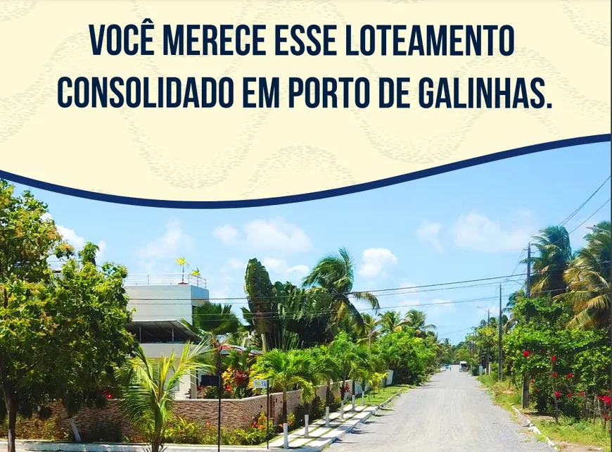 Foto 1 de Lote/Terreno com 1 Quarto à venda, 450m² em Porto de Galinhas, Ipojuca