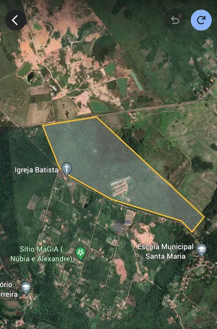 Foto 1 de Lote/Terreno à venda, 510000m² em Mata, São José de Ribamar