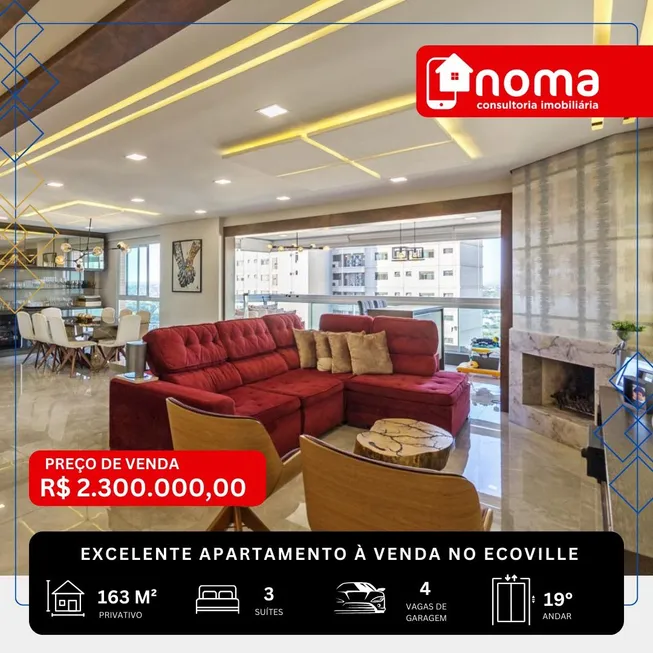 Foto 1 de Apartamento com 3 Quartos à venda, 163m² em Campo Comprido, Curitiba