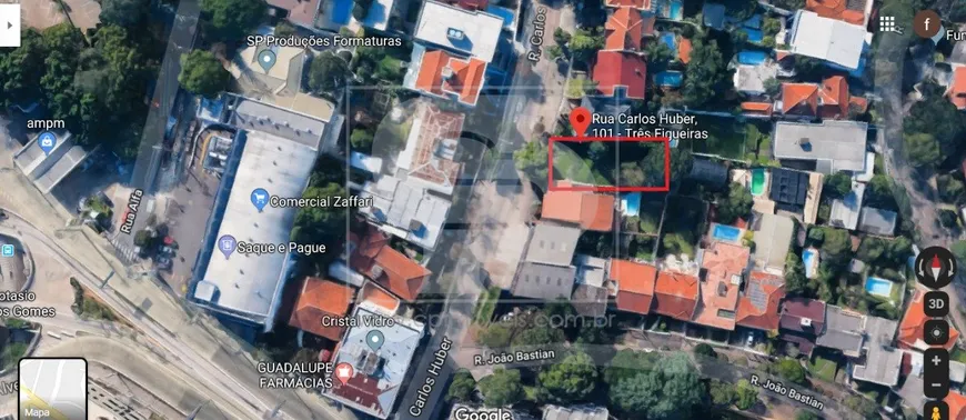 Foto 1 de Lote/Terreno à venda, 520m² em Três Figueiras, Porto Alegre