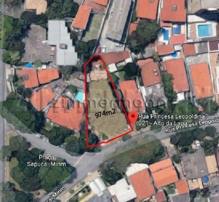 Foto 1 de Lote/Terreno à venda, 974m² em Alto da Lapa, São Paulo