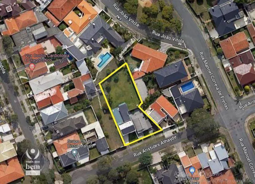 Foto 1 de Lote/Terreno à venda, 1200m² em Jardim Social, Curitiba