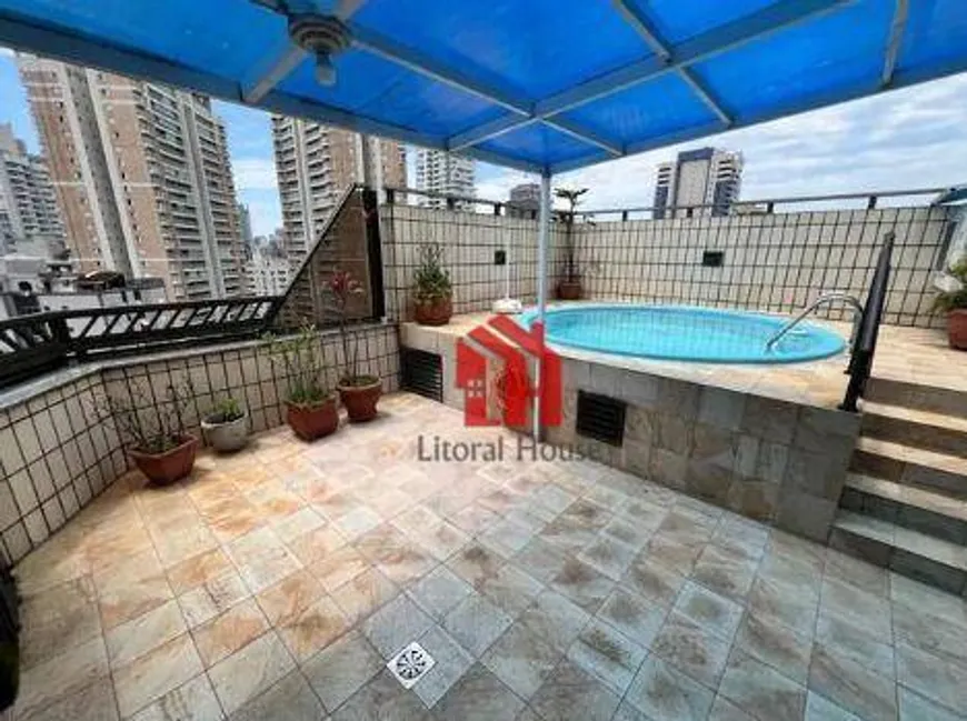 Foto 1 de Cobertura com 4 Quartos para alugar, 265m² em Campo Grande, Santos