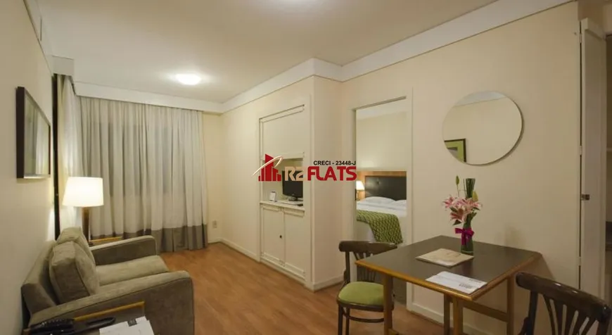 Foto 1 de Flat com 1 Quarto à venda, 45m² em Brooklin, São Paulo