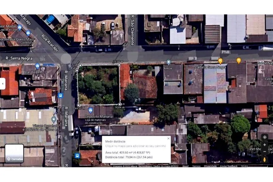 Foto 1 de Lote/Terreno à venda, 400m² em Santo André, Belo Horizonte