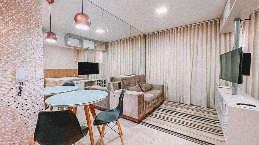 Foto 1 de Flat com 1 Quarto para alugar, 37m² em Jardim Goiás, Goiânia