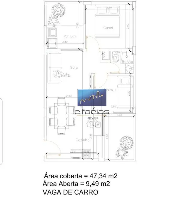 Foto 1 de Apartamento com 2 Quartos à venda, 57m² em Artur Alvim, São Paulo