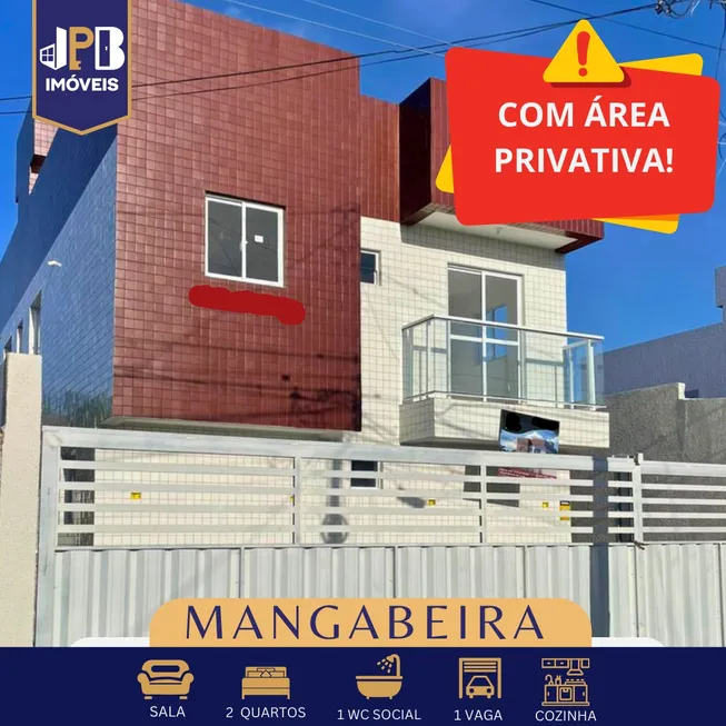 Foto 1 de Apartamento com 2 Quartos à venda, 61m² em Mangabeira, João Pessoa