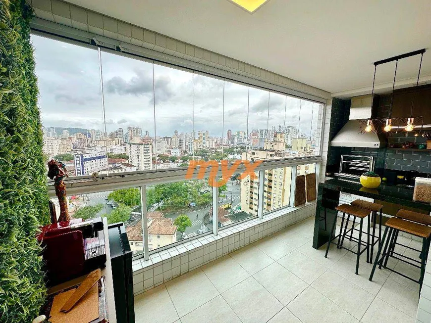 Foto 1 de Apartamento com 3 Quartos à venda, 87m² em Macuco, Santos