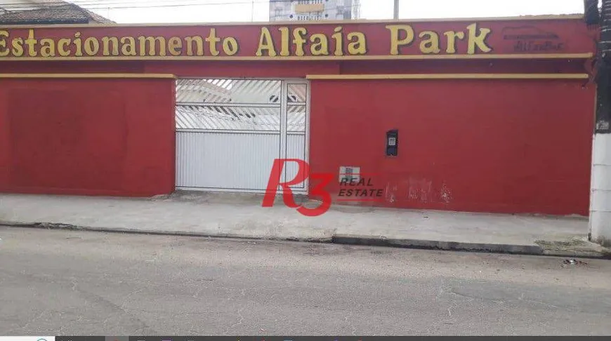 Foto 1 de Lote/Terreno para alugar, 438m² em Embaré, Santos