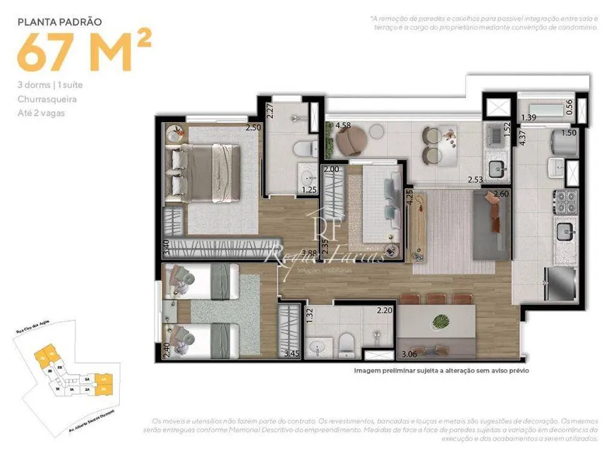 Foto 1 de Apartamento com 3 Quartos à venda, 67m² em Vila Osasco, Osasco